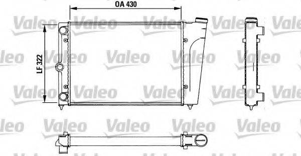 VALEO 883718 Радіатор, охолодження двигуна