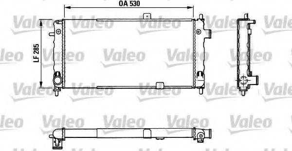 VALEO 883771 Радіатор, охолодження двигуна