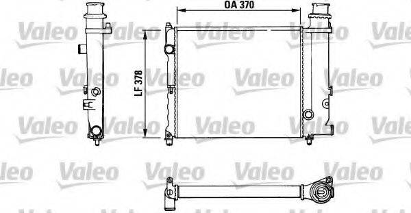 VALEO 883772 Радіатор, охолодження двигуна