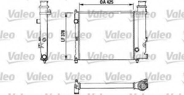 VALEO 883774 Радіатор, охолодження двигуна