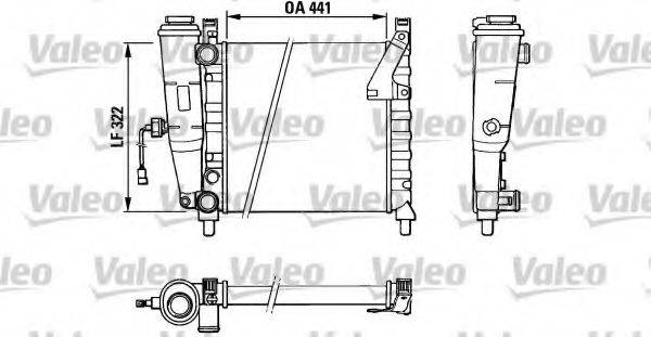 VALEO 883828 Радіатор, охолодження двигуна