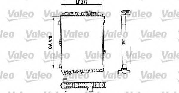 VALEO 883863 Радіатор, охолодження двигуна