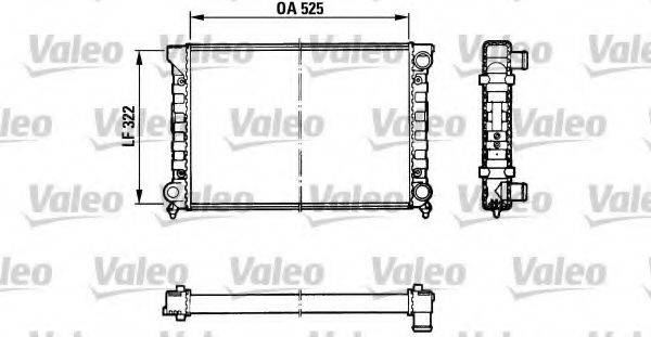 VALEO 883870 Радіатор, охолодження двигуна