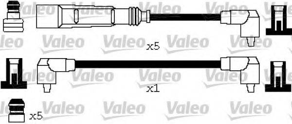 VALEO 346622 Комплект дротів запалювання