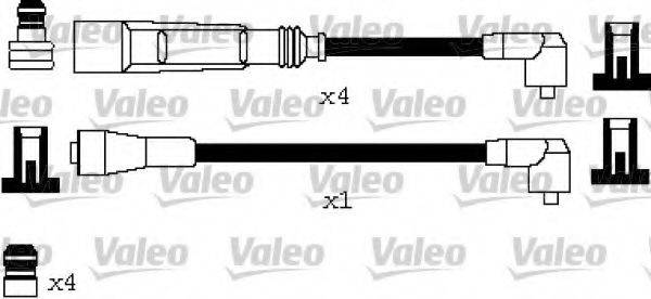 VALEO 346621 Комплект дротів запалювання