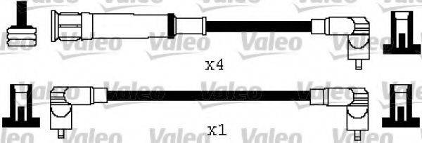 VALEO 346578 Комплект дротів запалювання