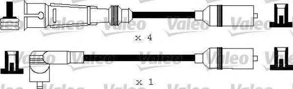 VALEO 346177 Комплект дротів запалювання