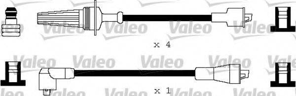 VALEO 346134 Комплект дротів запалювання