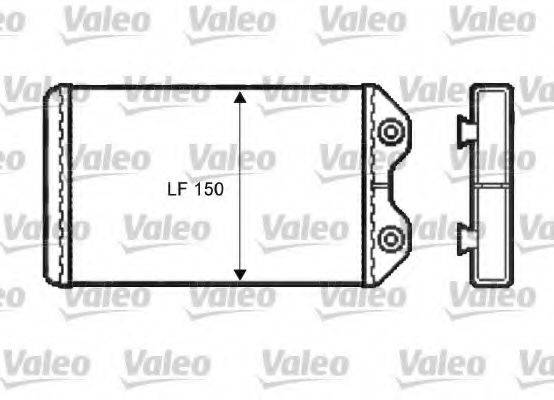 VALEO 812393 Теплообмінник, опалення салону