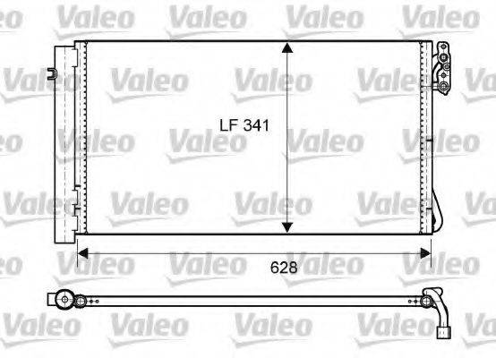 VALEO 814012 Конденсатор, кондиціонер