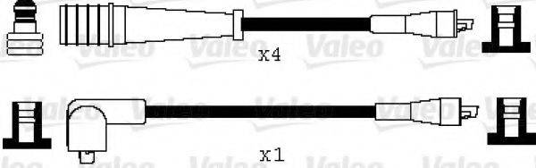 VALEO 346035 Комплект дротів запалювання