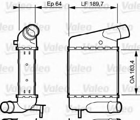 VALEO 818835 Інтеркулер