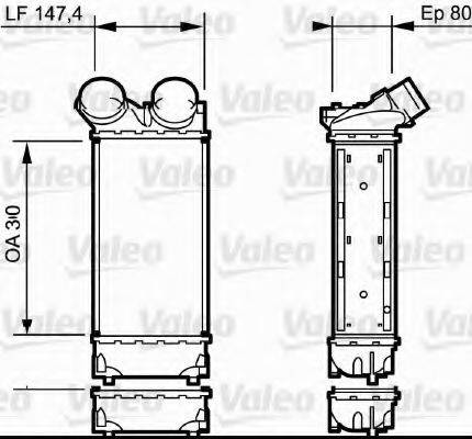 VALEO 818841 Інтеркулер