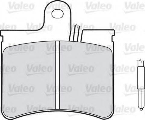 VALEO 540102 Комплект гальмівних колодок, дискове гальмо