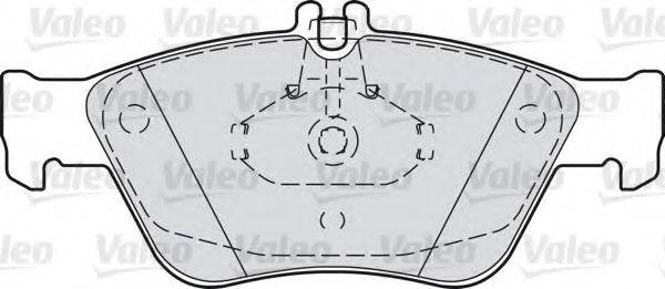 VALEO 598357 Комплект гальмівних колодок, дискове гальмо