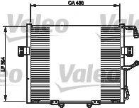 VALEO 814250 Конденсатор, кондиціонер