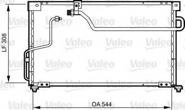 VALEO 814254 Конденсатор, кондиціонер