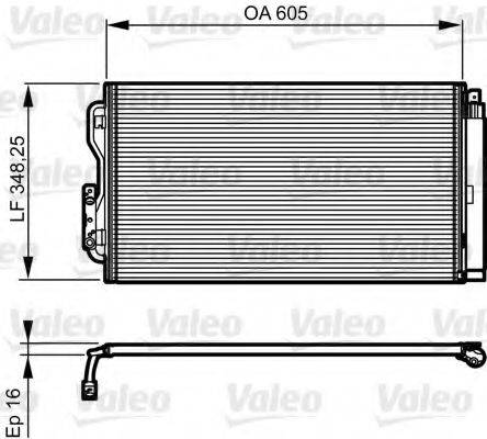 VALEO 814189 Конденсатор, кондиціонер