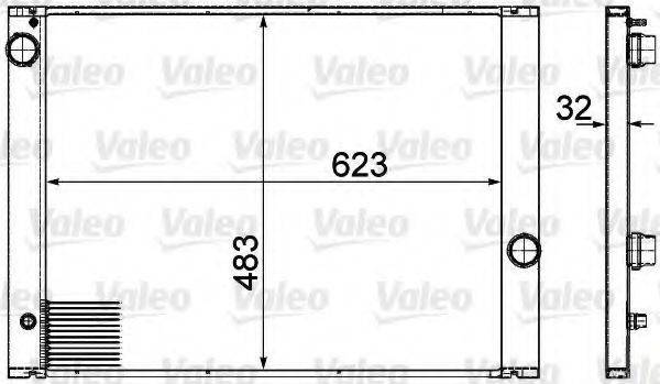 VALEO 735477 Радіатор, охолодження двигуна