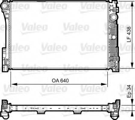 VALEO 735292 Радіатор, охолодження двигуна