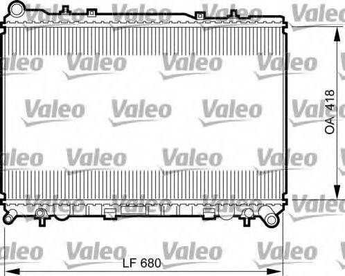 VALEO 735521 Радіатор, охолодження двигуна