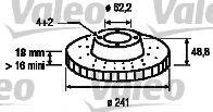 VALEO 197096 гальмівний диск