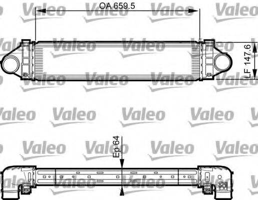 VALEO 818238 Інтеркулер