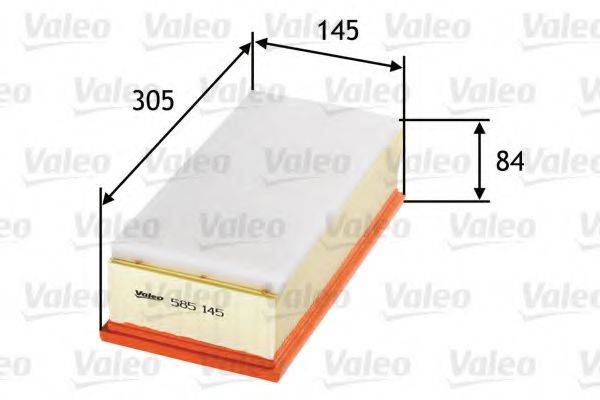 VALEO 585145 Повітряний фільтр