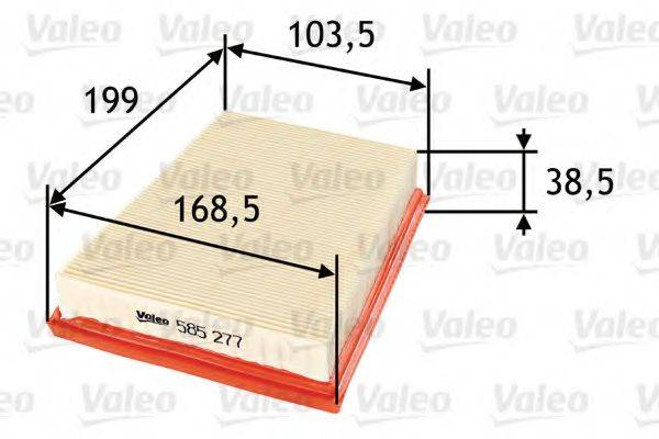 VALEO 585277 Повітряний фільтр