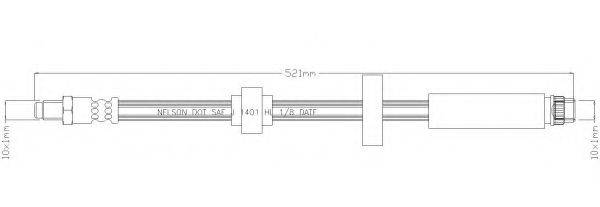 REMKAFLEX 6202 Гальмівний шланг