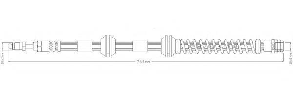REMKAFLEX 6651 Гальмівний шланг