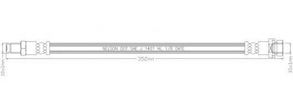 REMKAFLEX 7082 Гальмівний шланг