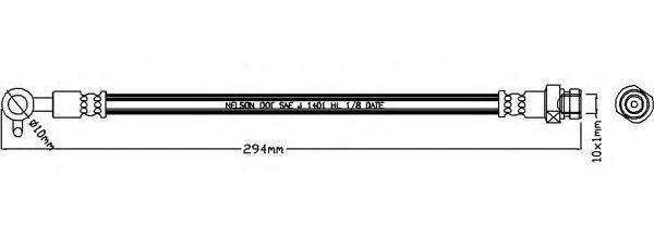 REMKAFLEX 7402 Гальмівний шланг