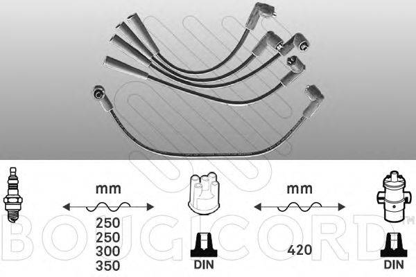 BOUGICORD 3462 Комплект дротів запалювання