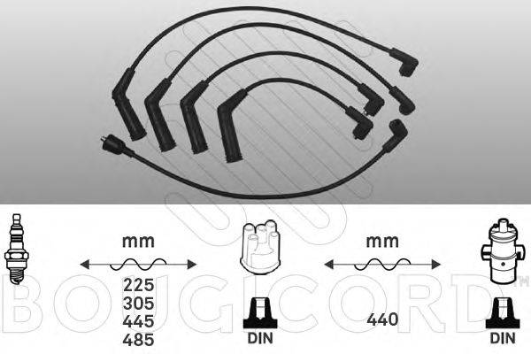 BOUGICORD 8106 Комплект дротів запалювання