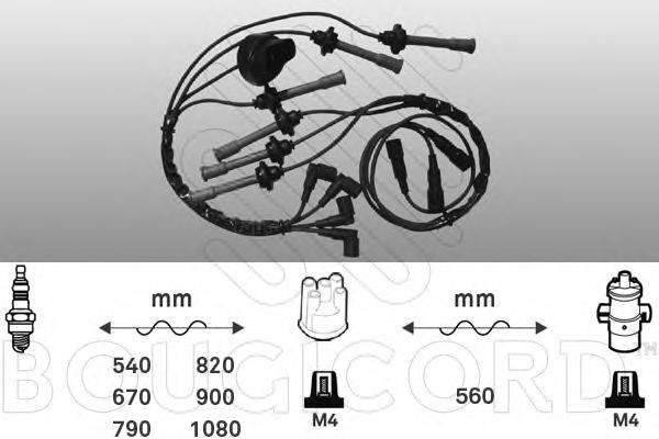 BOUGICORD 9700 Комплект дротів запалювання