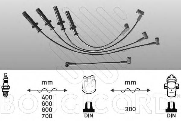 BOUGICORD 4161 Комплект дротів запалювання