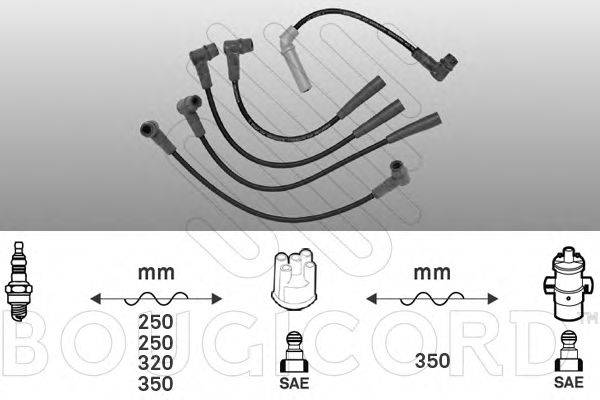 BOUGICORD 7110 Комплект дротів запалювання