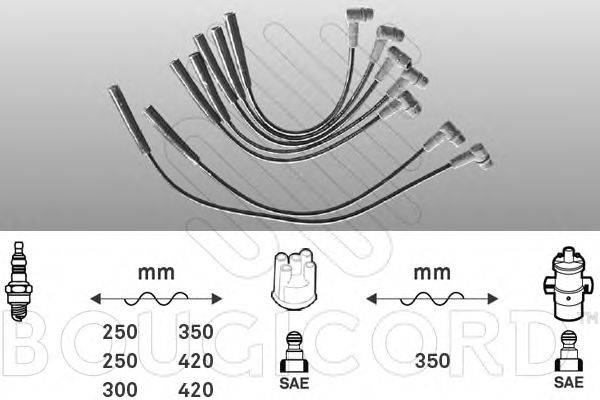 BOUGICORD 7111 Комплект дротів запалювання