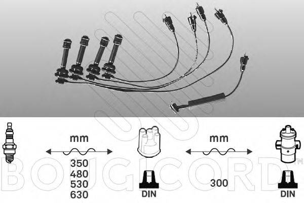 BOUGICORD 7194 Комплект дротів запалювання