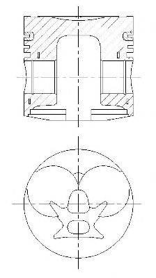 NURAL 8717070700 Поршень