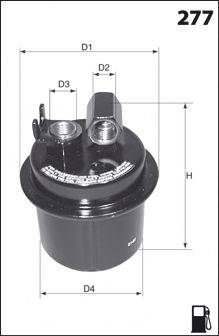 MECAFILTER ELE6103 Паливний фільтр