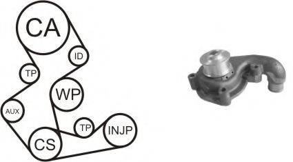 AIRTEX WPK143503 Водяний насос + комплект зубчастого ременя