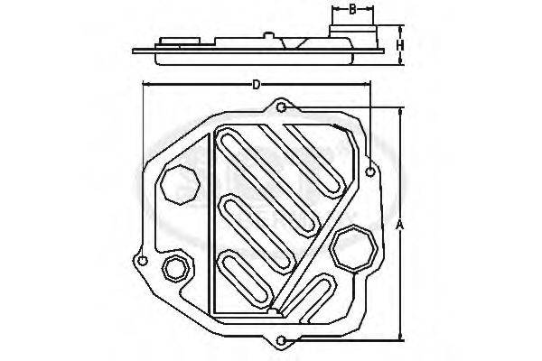 SCT GERMANY SG1096 Комплект гідрофільтрів, автоматична коробка передач