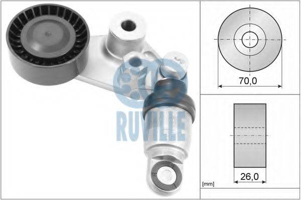 RUVILLE 57506 Натягувач ременя, клинового зубча