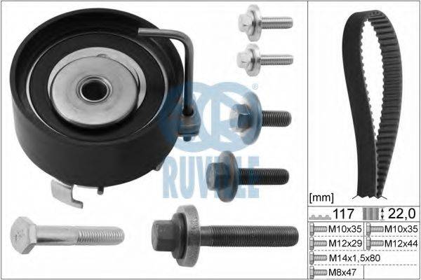 RUVILLE 5528270 Комплект ременя ГРМ