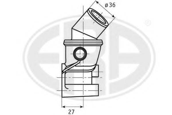 ERA 350045 Термостат, охолоджуюча рідина