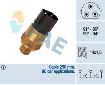 FAE 38100 Термивимикач, вентилятор радіатора