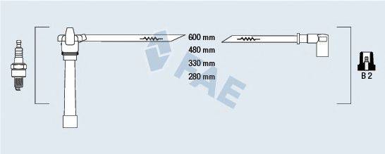 FAE 85648 Комплект дротів запалювання