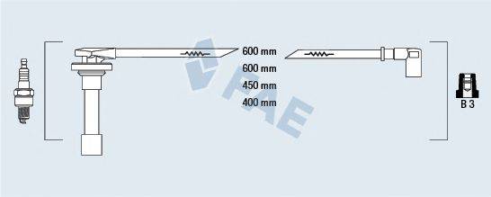 FAE 85800 Комплект дротів запалювання